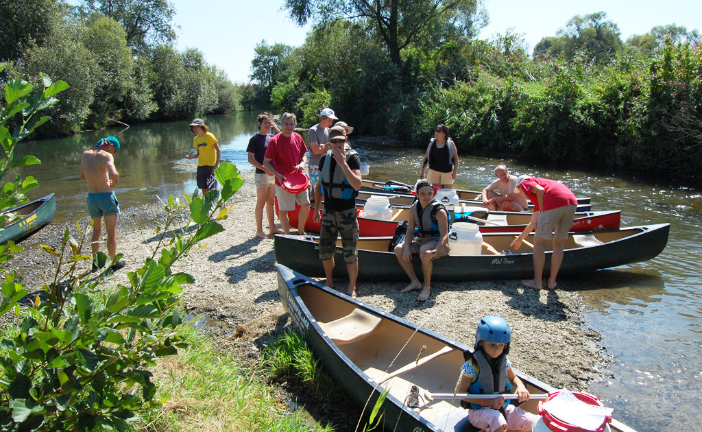 Activité Canoë sur l'Ill avec les Amis de la Nature du Bas-Rhin