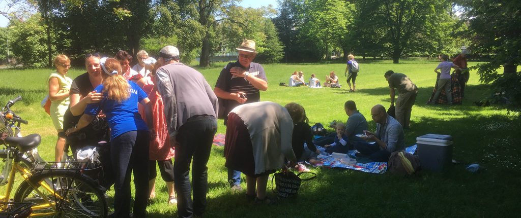 Le pique-nique de la journée Multi-activités des Amis de la Nature au parc de l'Orangerie