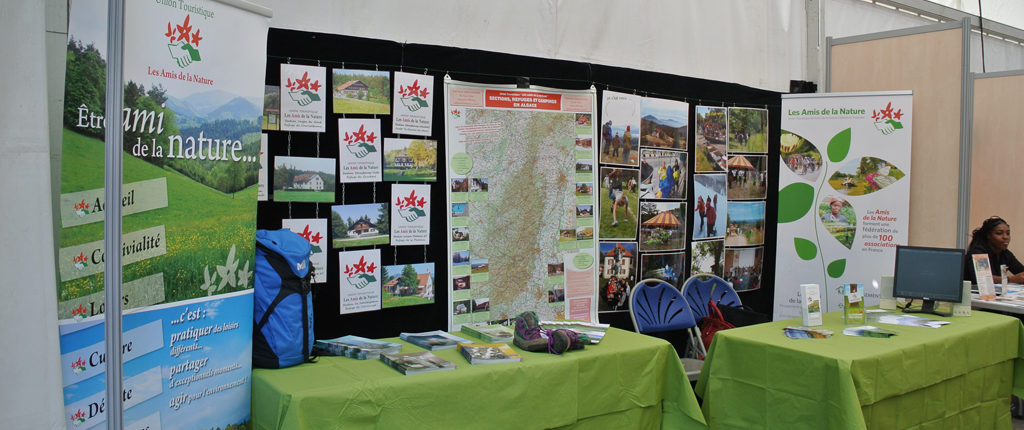 Le stand des Amis de la Nature au salon « La Rentrée des associations » 2017 à Strasbourg