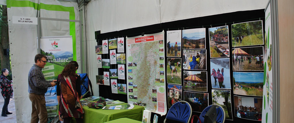 Le stand des Amis de la Nature à la « Rentrée des associations » 2017 à Strasbourg