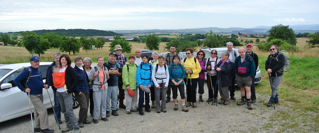 Participants à la sortie Nature des Amis de la Nature au Bastberg